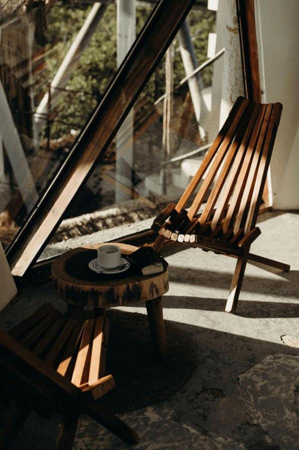 Mamasan Treehouses & Cabins ตูลุม ภายนอก รูปภาพ